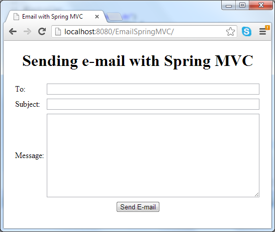 Send sms using deals spring framework